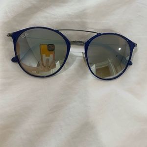 Ray-Ban Steel Unisex Round Sunglasses